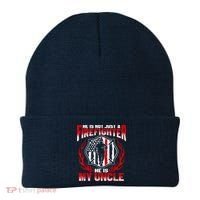 My Uncle Is A Firefighter Hero Proud Fire Niece Nephew Gifts Beanie thumb 0