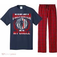 My Uncle Is A Firefighter Hero Proud Fire Niece Nephew Gifts Pajama Set thumb 0