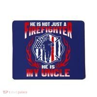 My Uncle Is A Firefighter Hero Proud Fire Niece Nephew Gifts Mousepad thumb 0