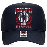 My Uncle Is A Firefighter Hero Proud Fire Niece Nephew Gifts Hat thumb 0
