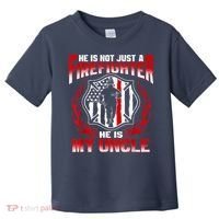 My Uncle Is A Firefighter Hero Proud Fire Niece Nephew Gifts Toddler T-Shirt thumb 0
