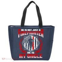 My Uncle Is A Firefighter Hero Proud Fire Niece Nephew Gifts Tote Bag thumb 0