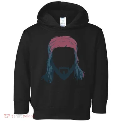 Mullet Haircut Toddler Hoodie
