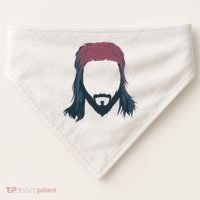 Mullet Haircut USA-Made Doggie Bandana thumb 0