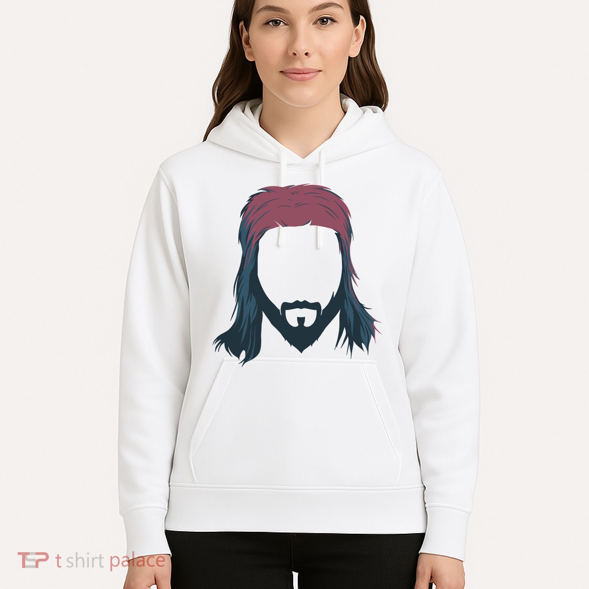 Mullet Haircut Hoodie