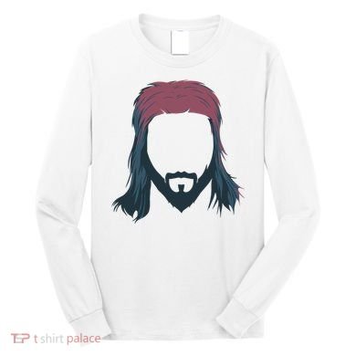 Mullet Haircut Long Sleeve Shirt