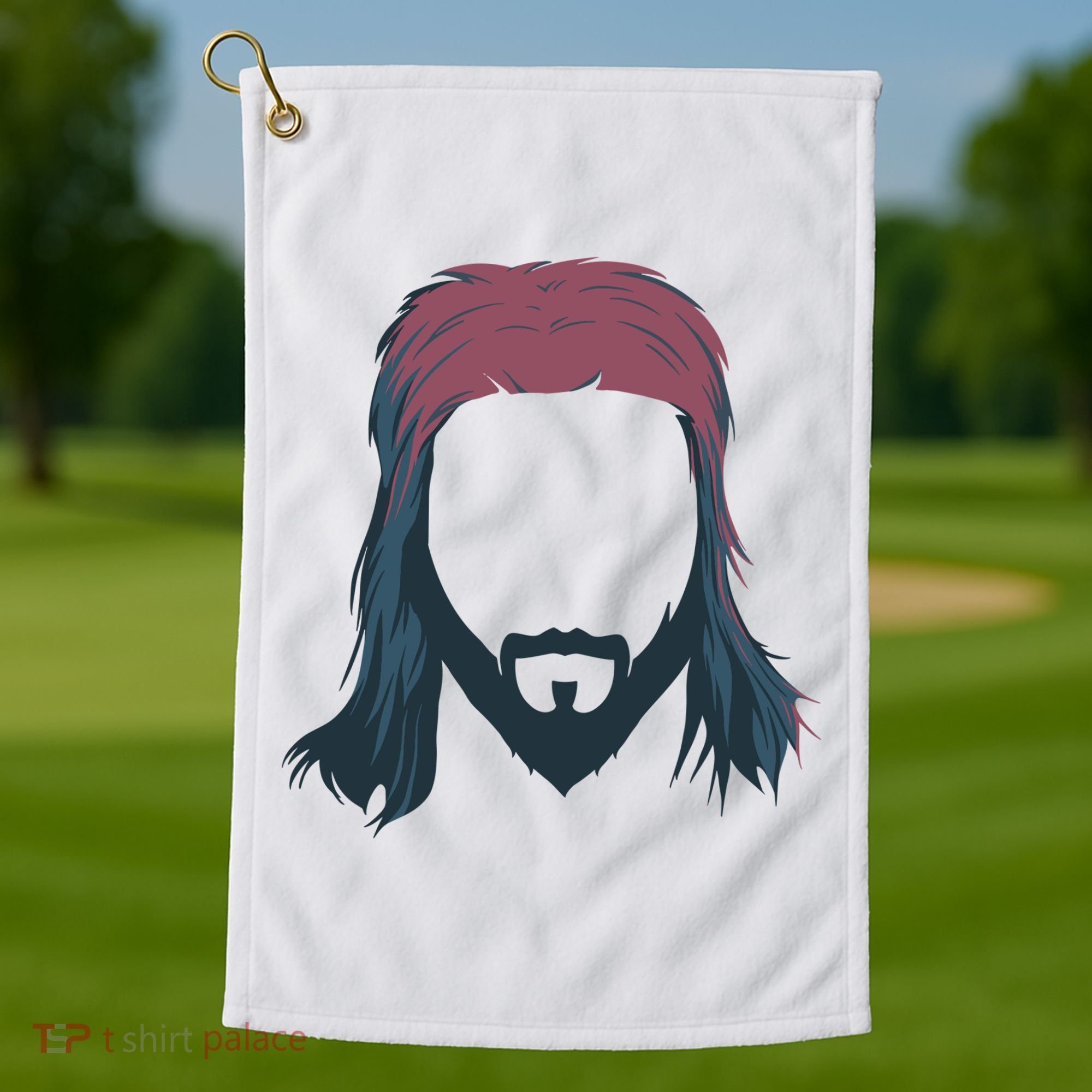 Mullet Haircut Golf Towel