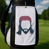 Mullet Haircut Golf Towel thumb 2