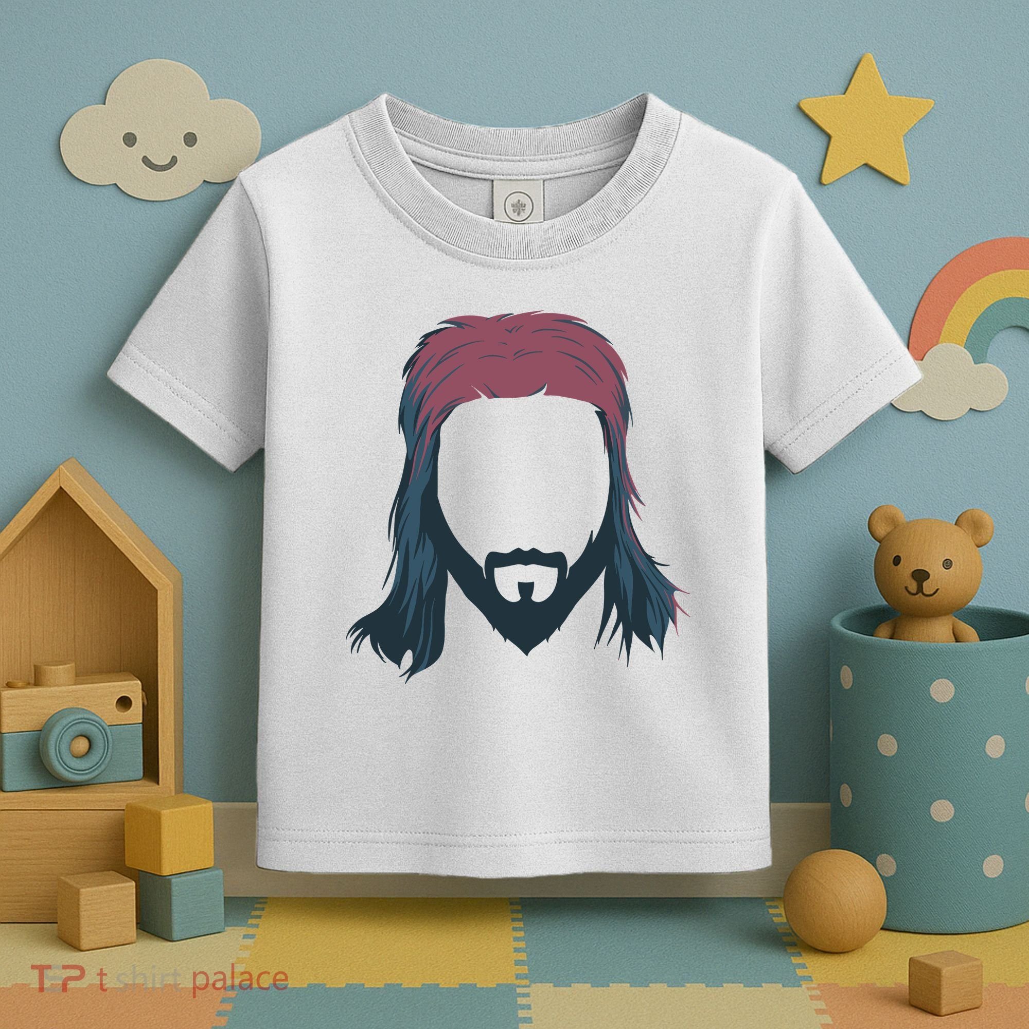 Mullet Haircut Toddler T-Shirt