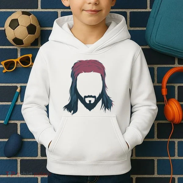 Mullet Haircut Kids Hoodie