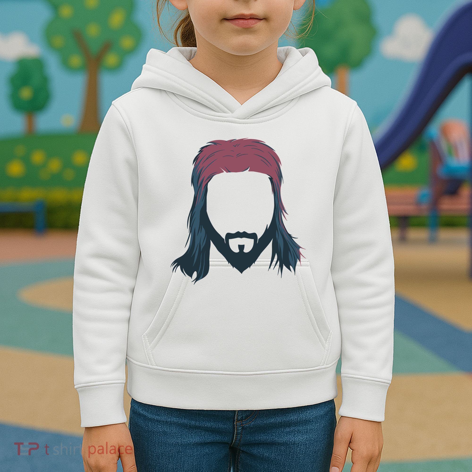 Mullet Haircut Kids Hoodie