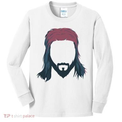 Mullet Haircut Kids Long Sleeve Shirt