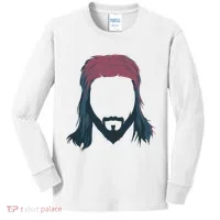 Mullet Haircut Kids Long Sleeve Shirt thumb 0