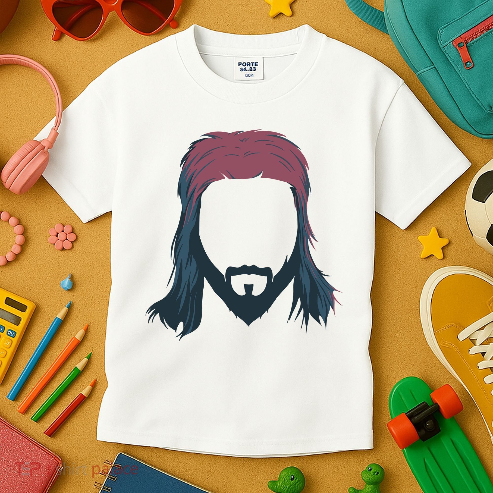 Mullet Haircut Kids T-Shirt