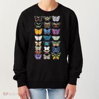 Multi Butterflies Botanical Species Women's Sweatshirt thumb 0