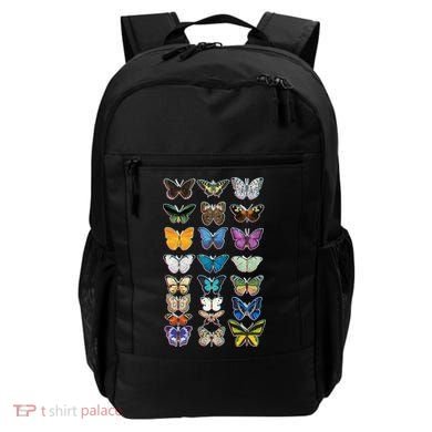 Multi Butterflies Botanical Species Backpack
