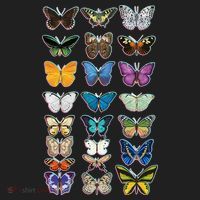 Multi Butterflies Botanical Species Beanie thumb 2