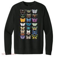 Multi Butterflies Botanical Species V.I.T. Fleece Crew Sweatshirt thumb 0