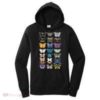 Multi Butterflies Botanical Species Women's Hoodie thumb 0