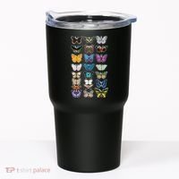 Multi Butterflies Botanical Species Tumbler thumb 0