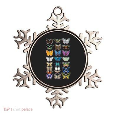 Multi Butterflies Botanical Species Ornament