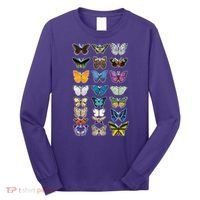 Multi Butterflies Botanical Species Long Sleeve Shirt thumb 0