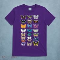 Multi Butterflies Botanical Species T-Shirt thumb 5