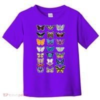 Multi Butterflies Botanical Species Toddler T-Shirt thumb 0
