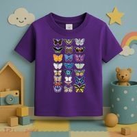 Multi Butterflies Botanical Species Toddler T-Shirt thumb 3