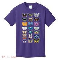 Multi Butterflies Botanical Species Kids T-Shirt thumb 0