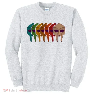 Multi Color MF DOOM Masks Sweatshirt
