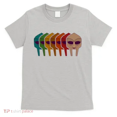 Multi Color MF DOOM Masks T-Shirt