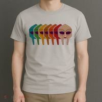 Multi Color MF DOOM Masks T-Shirt thumb 3