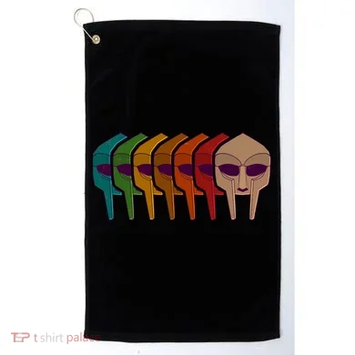 Multi Color MF DOOM Masks Golf Towel