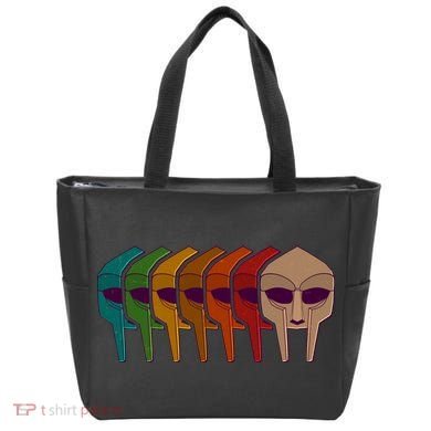 Multi Color MF DOOM Masks Tote Bag
