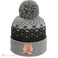 Multi-Ethnic Unity Yoga Deer The Baniff Cuffed Pom Beanie thumb 0
