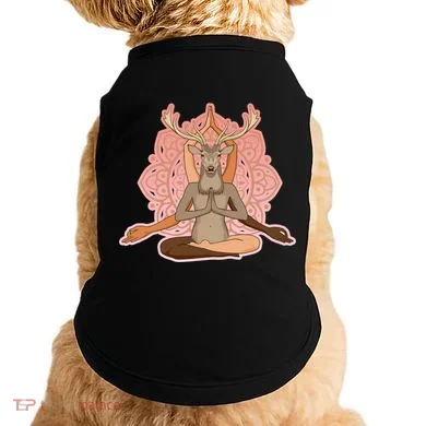 Multi-Ethnic Unity Yoga Deer Doggie Tank