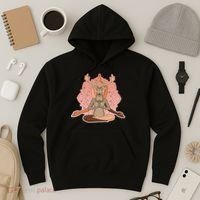 Multi-Ethnic Unity Yoga Deer Hoodie thumb 3