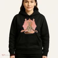 Multi-Ethnic Unity Yoga Deer Hoodie thumb 5