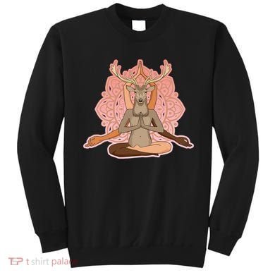 Multi-Ethnic Unity Yoga Deer Sweatshirt