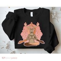 Multi-Ethnic Unity Yoga Deer Sweatshirt thumb 2