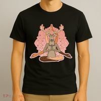 Multi-Ethnic Unity Yoga Deer T-Shirt thumb 3