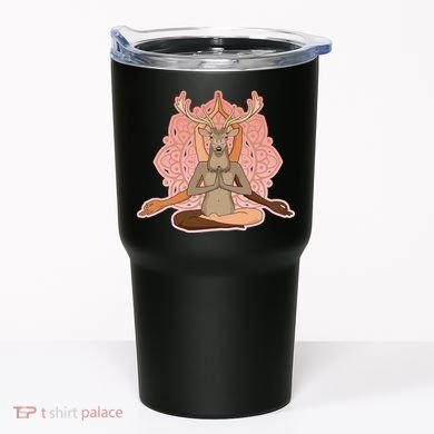 Multi-Ethnic Unity Yoga Deer Tumbler