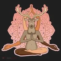 Multi-Ethnic Unity Yoga Deer Tumbler thumb 3