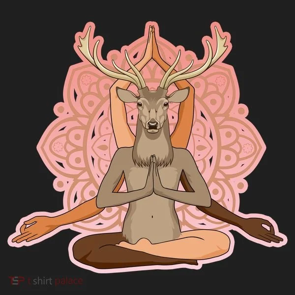 Multi-Ethnic Unity Yoga Deer Tumbler