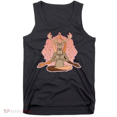 Multi-Ethnic Unity Yoga Deer Tank Top