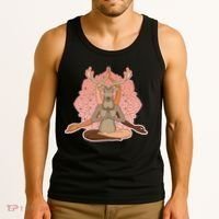Multi-Ethnic Unity Yoga Deer Tank Top thumb 3
