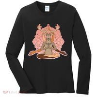 Multi-Ethnic Unity Yoga Deer Women's Long Sleeve Shirt thumb 0