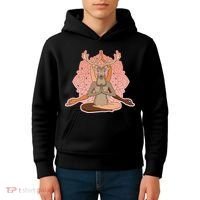 Multi-Ethnic Unity Yoga Deer Kids Hoodie thumb 4