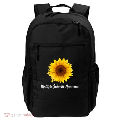 Multiple Sclerosis Awareness Sunflower Backpack